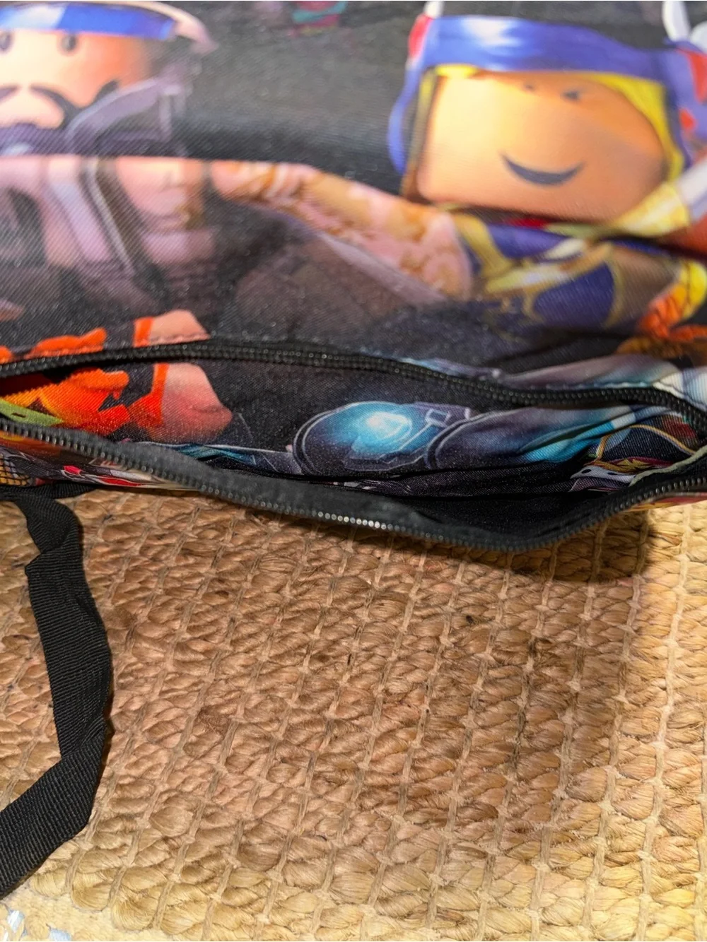 Polyester 16” NWOT  Roblox Action Characters All-Over Print Backpack